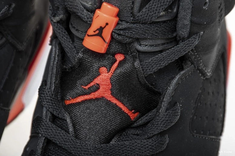 384664-060 Infrared Jordan 6 Air Retro Black 0924
